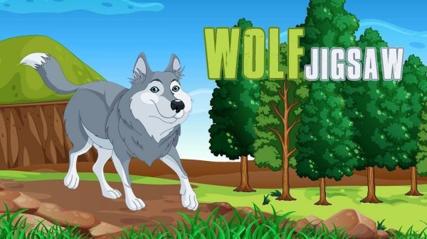 Wolf Jigsaw Puzzle Game