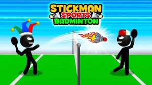 Stick Figure Shuttlecock Duel
