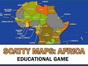 Scatty Maps Africa Online Game
