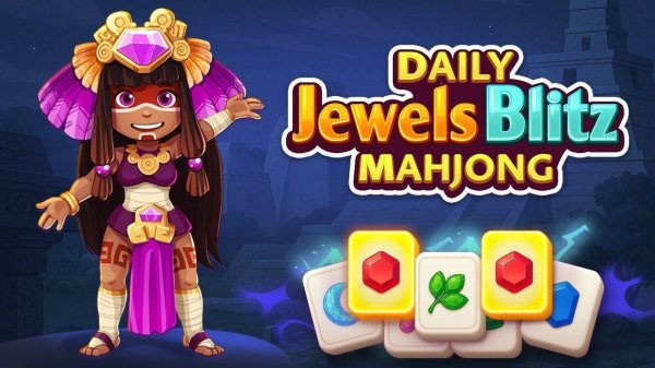 Daily Jewels Blitz Mahjong Puzzle Game