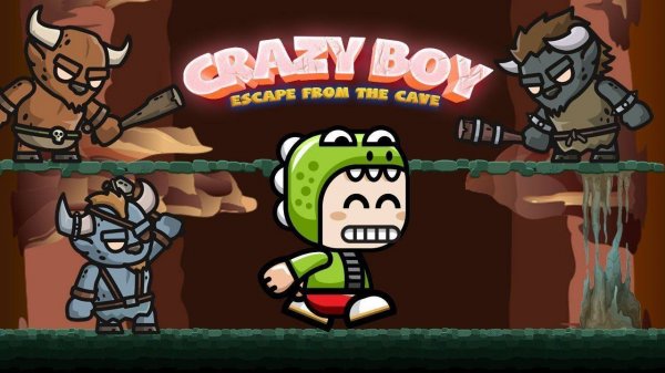 Crazy Boy Escape From The Cave: Endless Runner Adventure