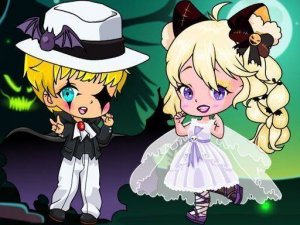 Halloween Chibi Couple Dress Up Game