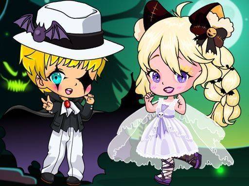 Halloween Chibi Couple Dress Up Game