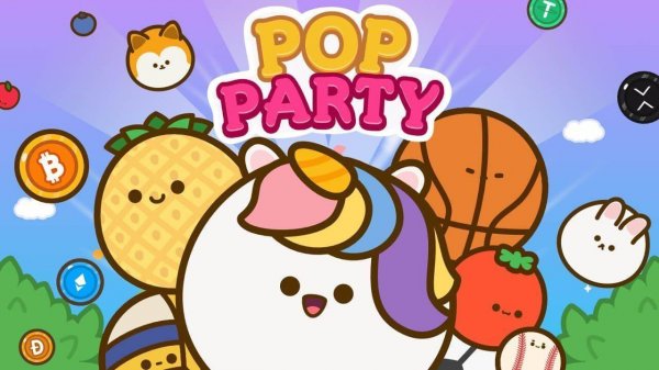 Pop Party Suika Watermelon - Physics Puzzle Game