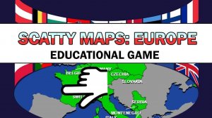 Scatty Maps Europe Puzzle Game