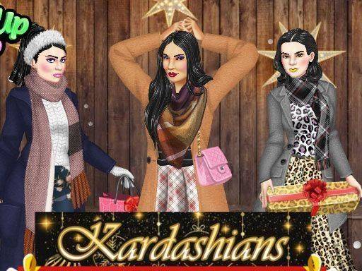 Kardashians Do Christmas Dress Up Game
