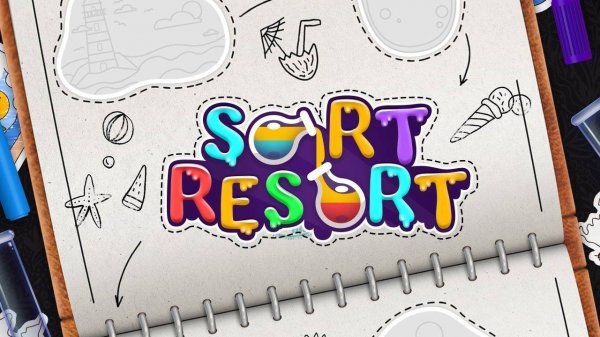 Sort Resort: Liquid Puzzle & Art Game