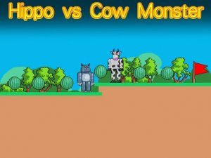 Hippo and Cow Fruit Dash