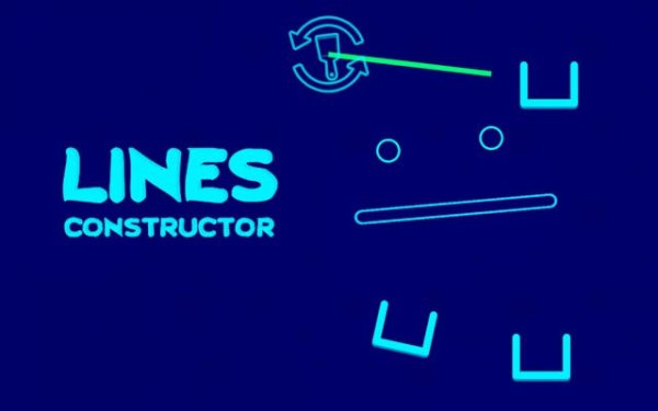 Lines Constructor - Ball Drop Puzzle Game