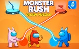 Monster Rush: Draw Puzzle Adventure