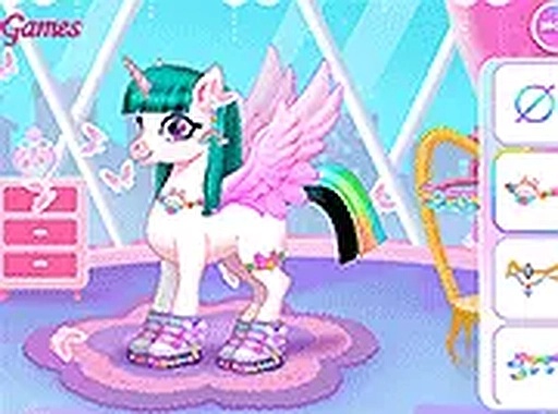 Kids Unicorn Dress Up Game