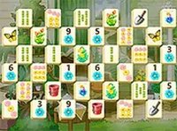 Floral Mahjong Solitaire Puzzle