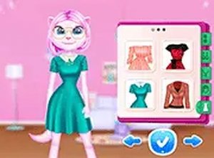 Angela Trendy Fashionista Dress Up Online Game