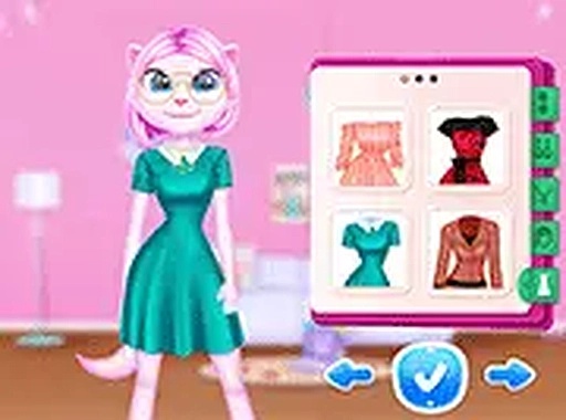 Angela Trendy Fashionista Dress Up Online Game