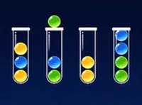 Sort Colorful Balls Logic Puzzle