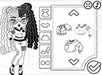 Monochrome Style Dress Up Game