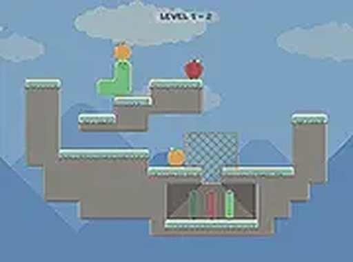 Pushy Worm Puzzle Game