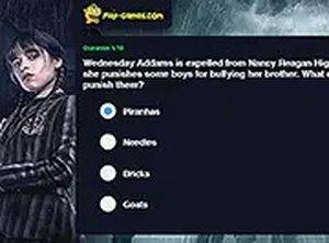 Are You a Wednesday Fan? Quiz Game